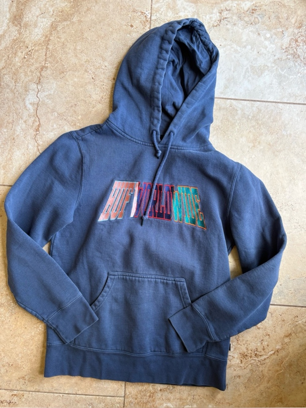 Huf World Wide Hoodie Size Small